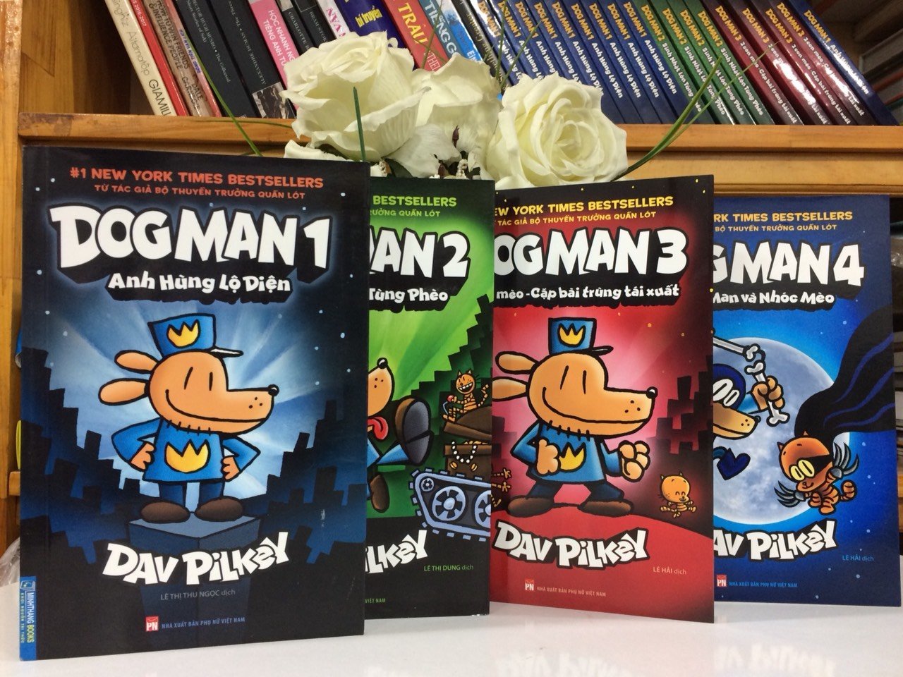 Truyện tranh 'Dog man' của Dav Pilkey có mặt tại Việt Nam