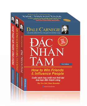 Combo Hộp sách 3 cuốn (Đắc nhân tâm + Quẳng gánh lo đi & vui sống+ Nghệ thuật nói trước công chúng)